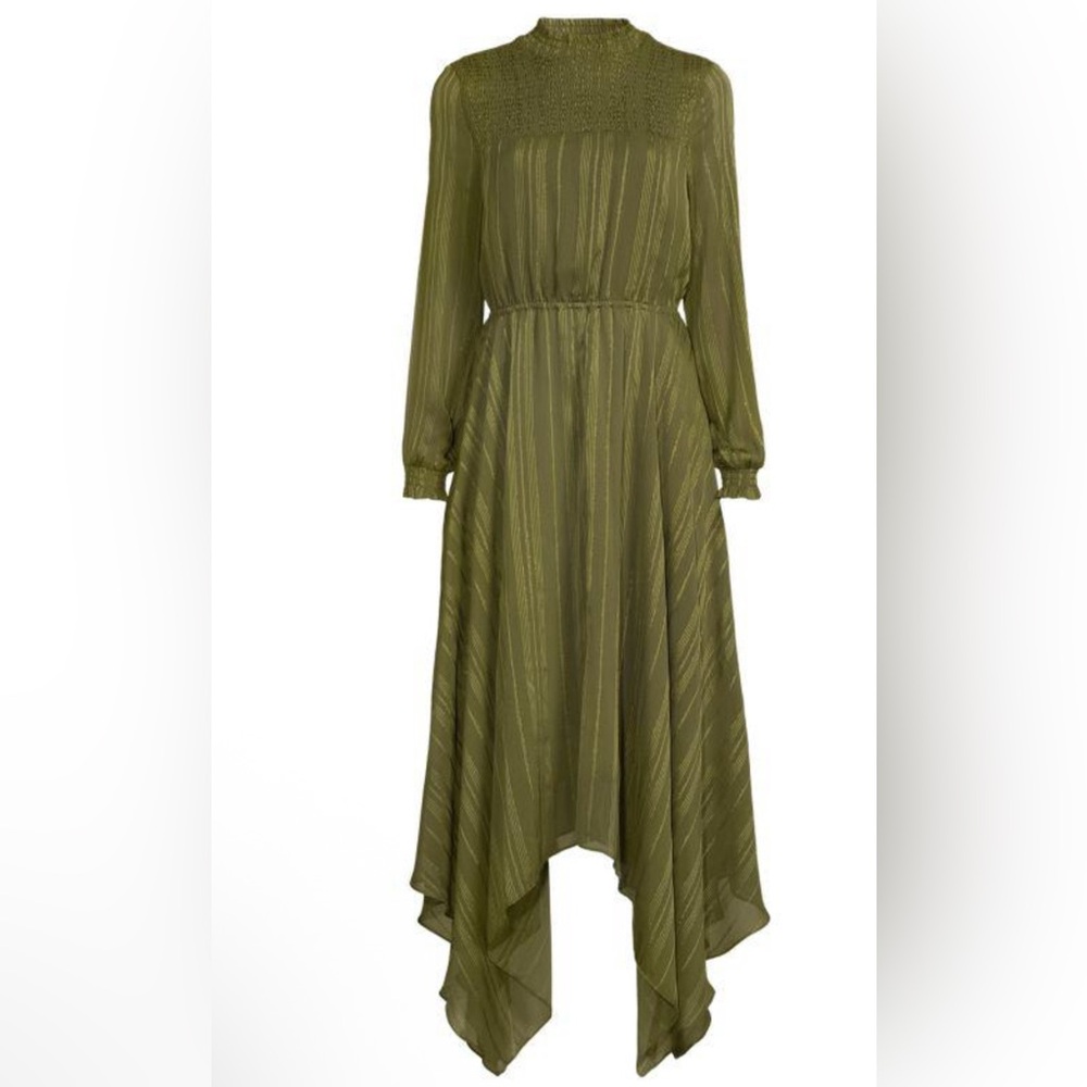 NANETTE NANETTE LEPORE
Women's Smocked Handkerchief Hem Midi Dress Size 6 NWT - Picture 12 of 12